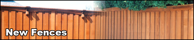 Fence Staining Before and After Gallery New Fences